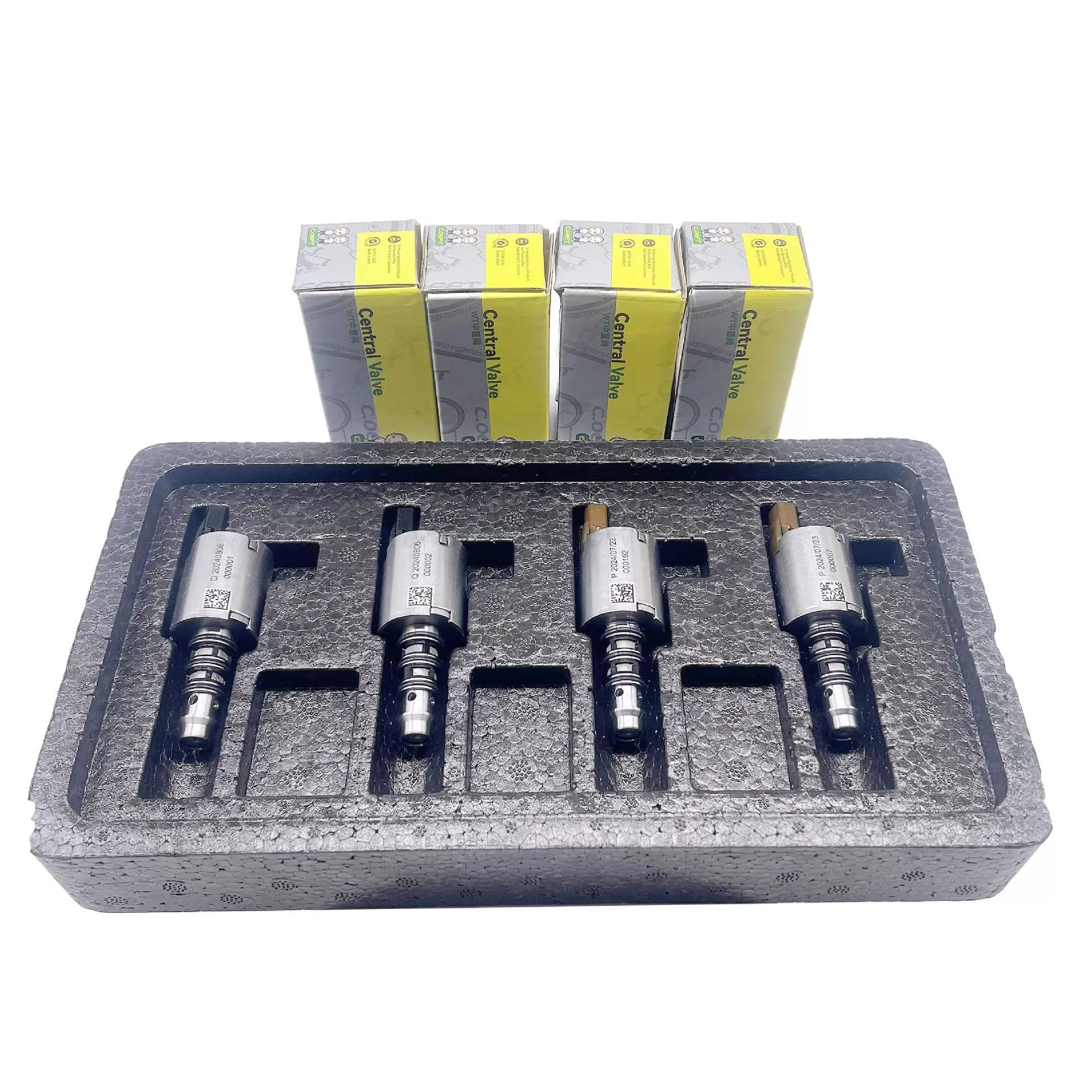 Remanufactured Transmission Flow Valve Pressure Valve Transmission Solenoid Set DQ200 4PCS/SET for Volkswagen Audi