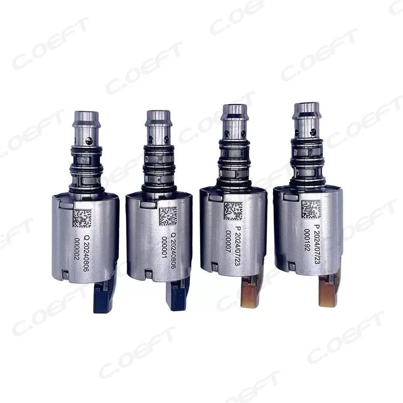 Remanufactured Transmission Flow Valve Pressure Valve Transmission Solenoid Set DQ200 4PCS/SET for Volkswagen Audi