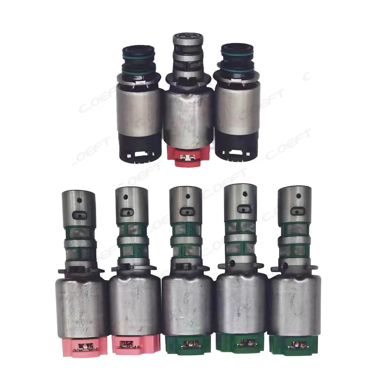 For Hyundai Kia Transmission Solenoid Valve Kit A6LF1 A6LF2 A6LF3 8 PCS/SET