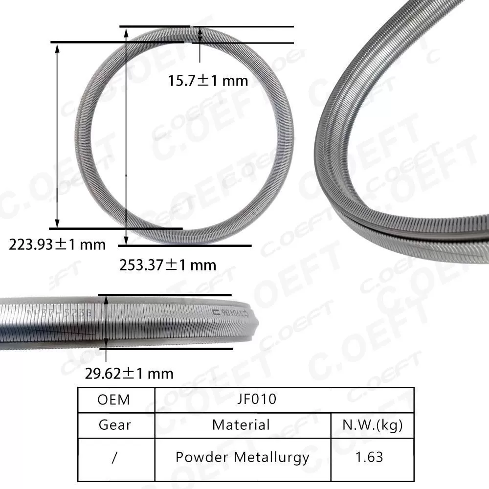 High Quality Transmission Steel Belt JF010 for Nissan
