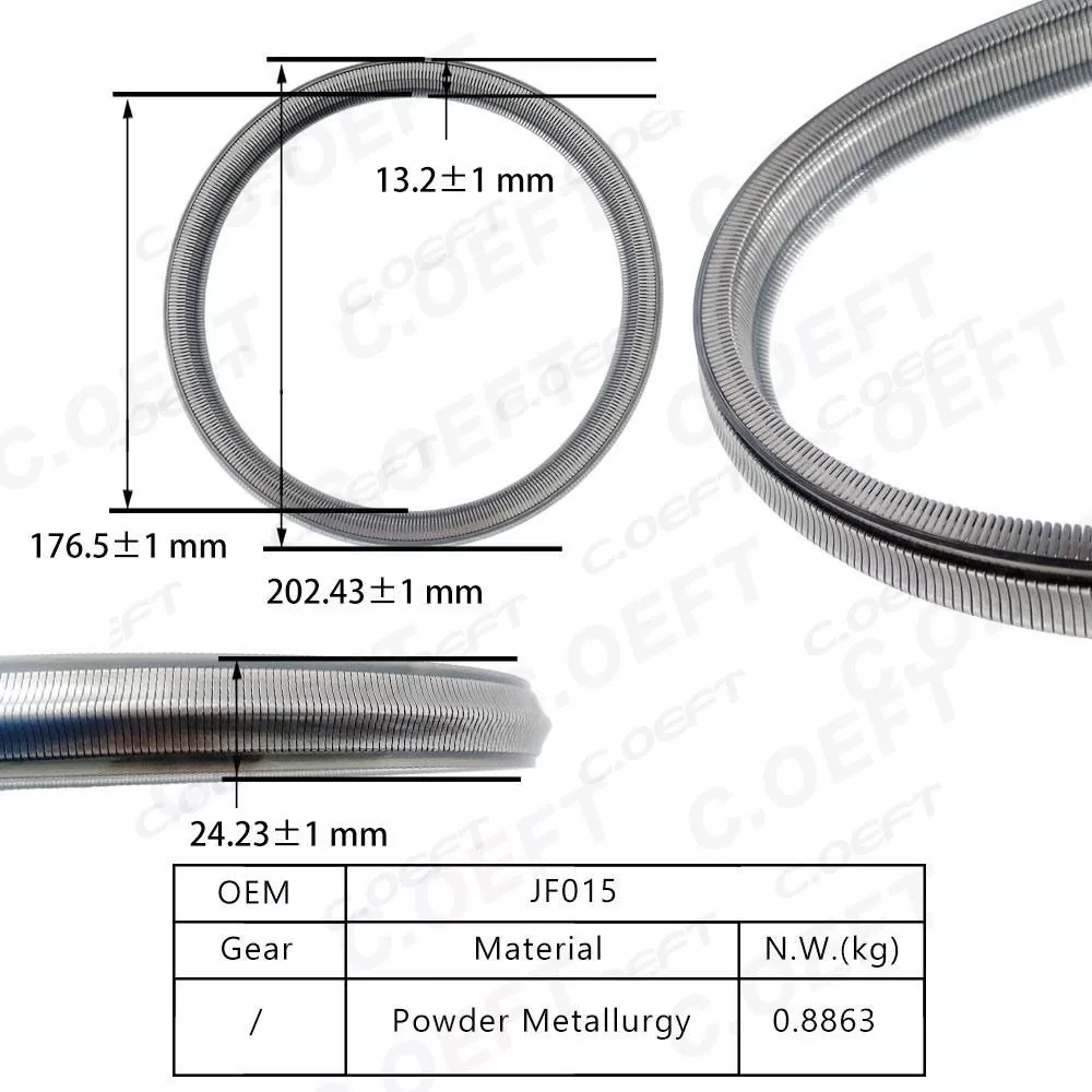 High Quality JF015 Transmission Steel Belt Timing Chain Kit Accessory for Nissan