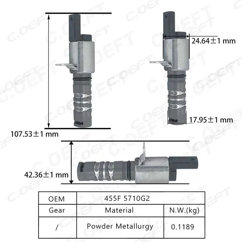 New Automatic Camshaft Position Actuator Solenoid Valve Oil Control Valve 455F-5710G2 for New Santana