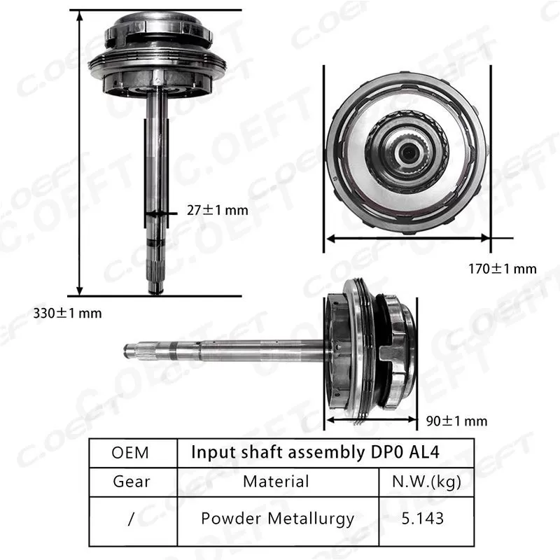 Remanufactured High Quality Transmission Valve Body AL4 DPO for Renault Peugeot 307  Citroen