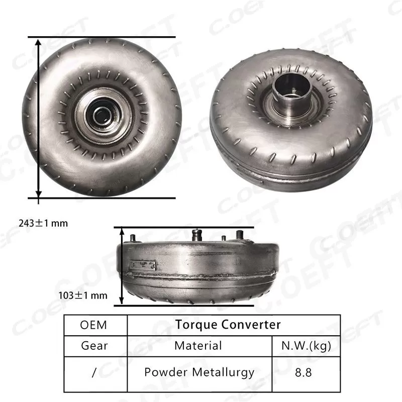 Remanufactured Automatic Transmission Torque Converter AL4 AL4DPO for Crown Reiz Gear Boxes