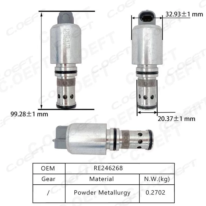 For Deere Factory Wholesale for John  Solenoid Valve RE246268 Engine Parts