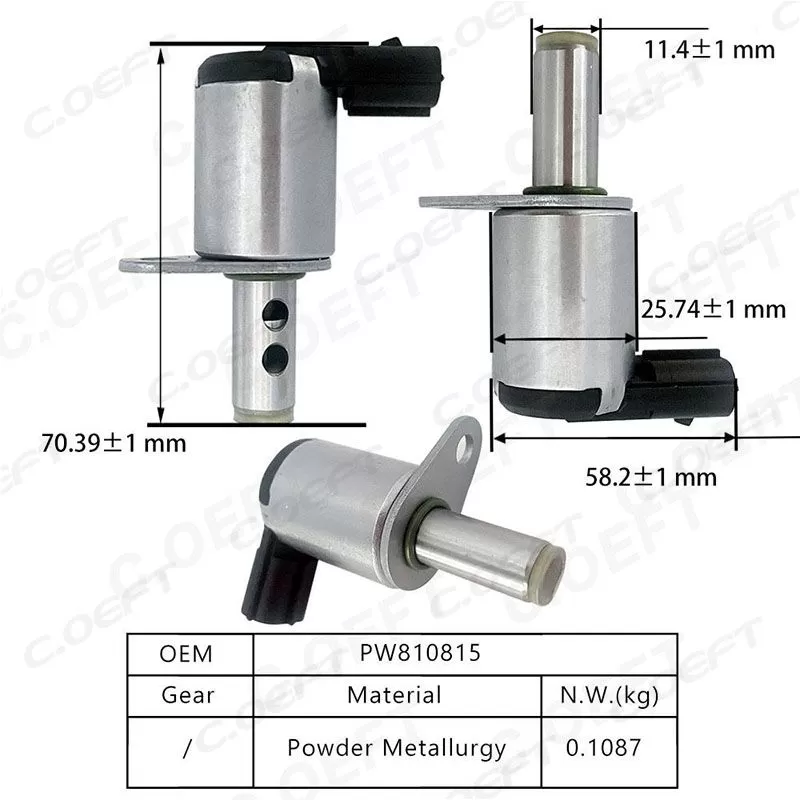 New High quality oil control valve Solenoid valve PW810815 for Proton