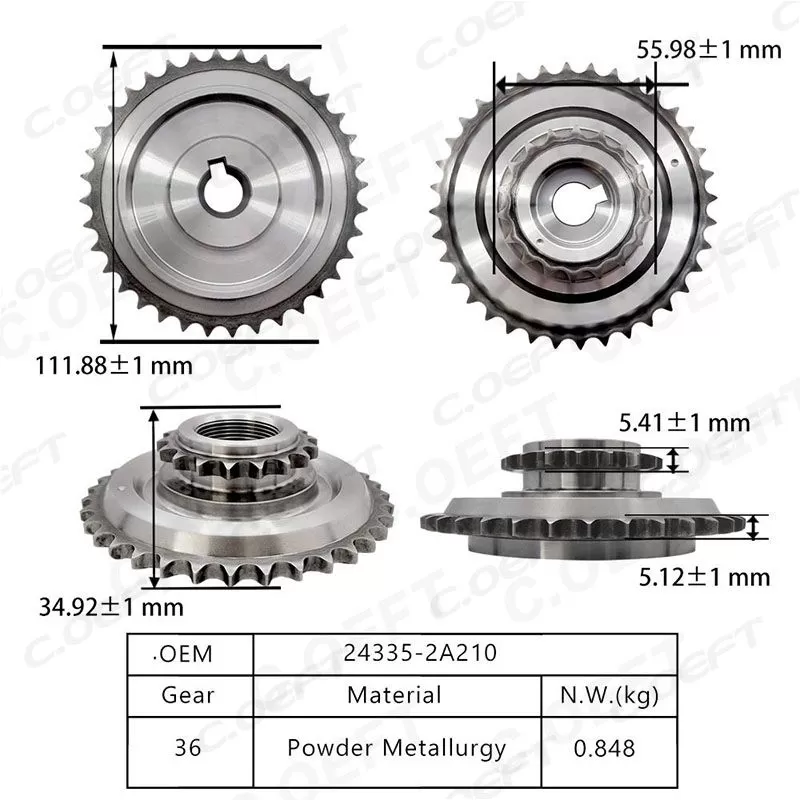 For Hyundai  Variable Valve Timing Gear 243352A210