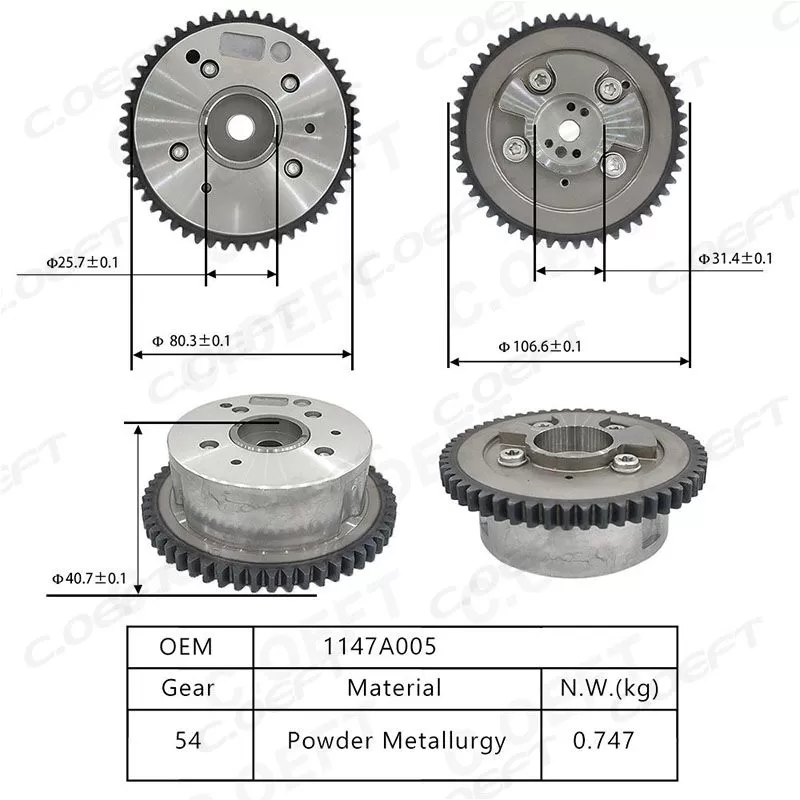 For Mitsubishi  4B10 4B11 VVT Timing Gear 1147A005