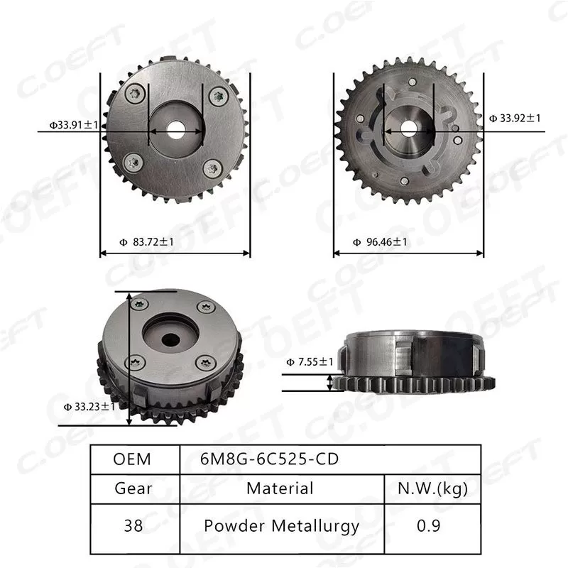 For Mazda Variable Vavla Timing Gear 6M8G-6C525-CD