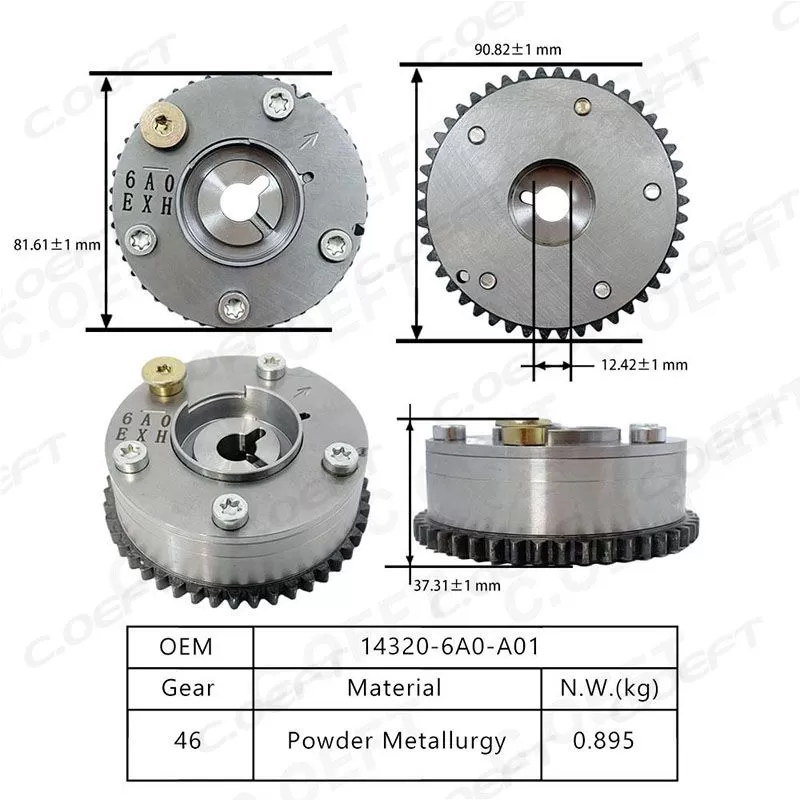 For Honda 1.5L VVT Timing Gear (Exhaust) 14320-6A0-A01