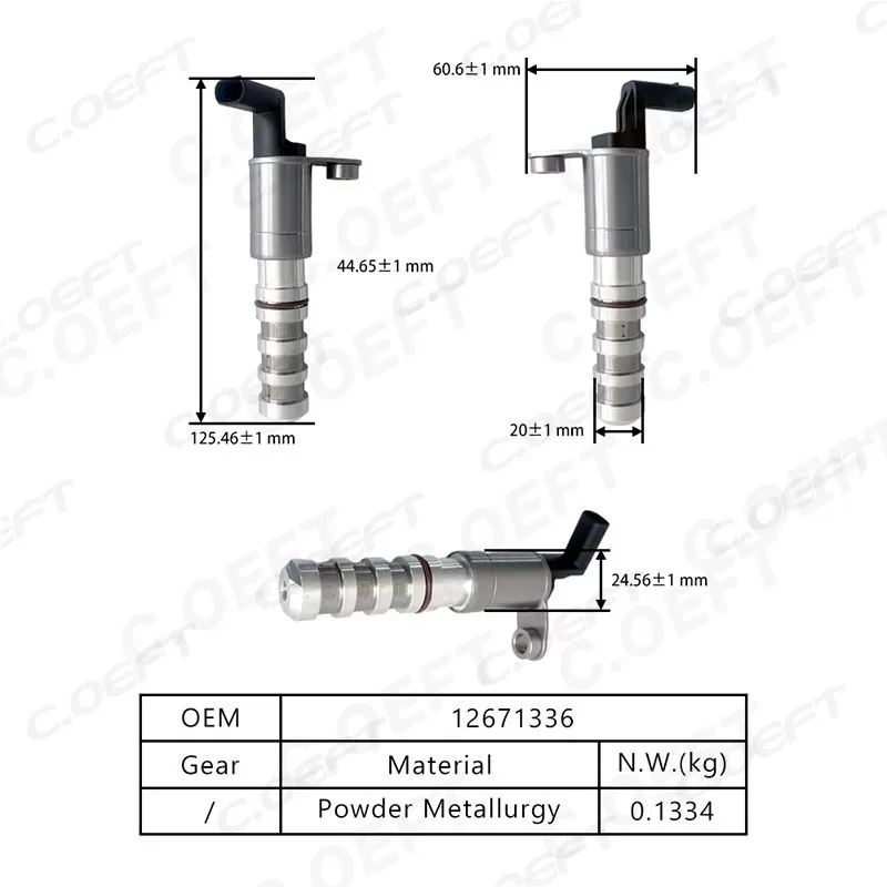 For Buick Chevrolet New Auto Parts Engine Timing Oil Control Valve 12671336