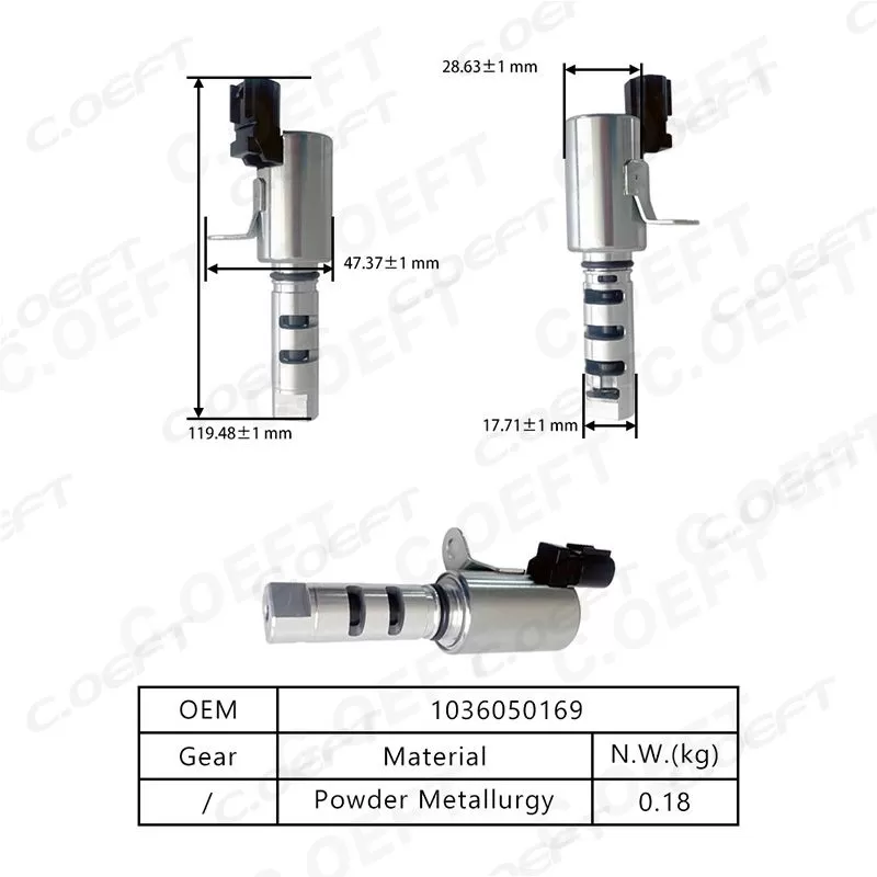 New Auto Parts Engine Timing Oil Control Valve 3G10 1036050169 for Geely Panda 0CV