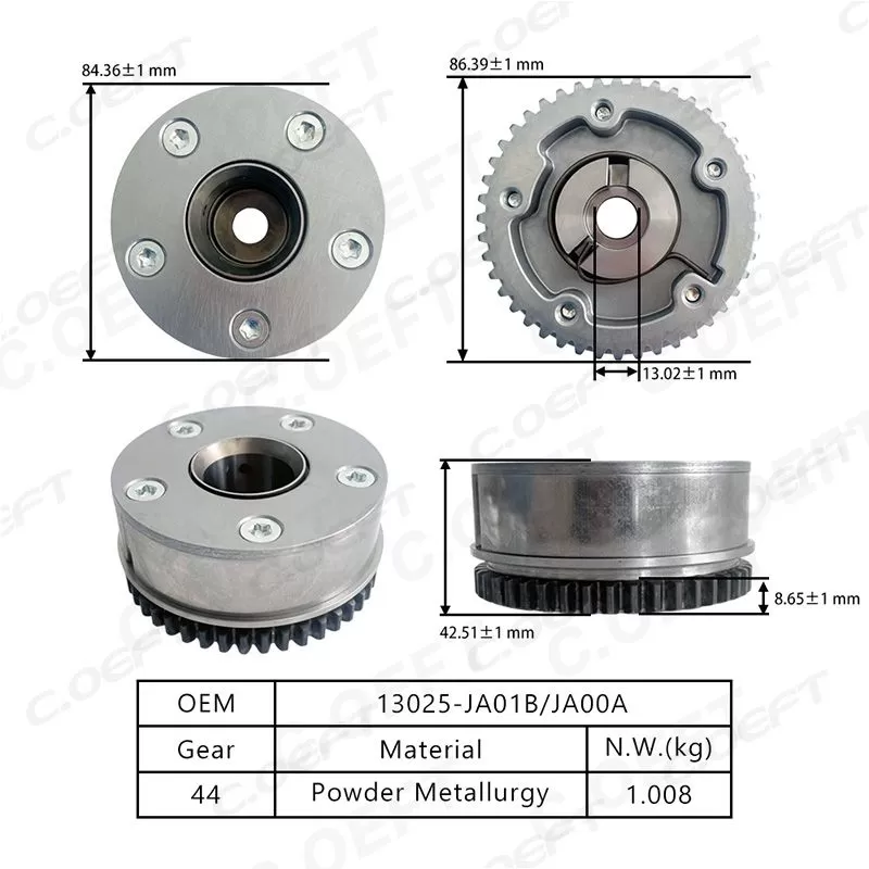 for Nissan 2.5L VVT Timing Gear 13025-JA01B/JA00A
