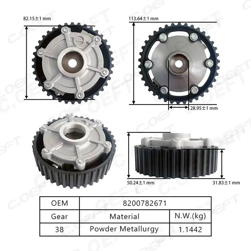 For Renault 2.0 Engine Timing Camshaft Gear 8200782671 7700108671