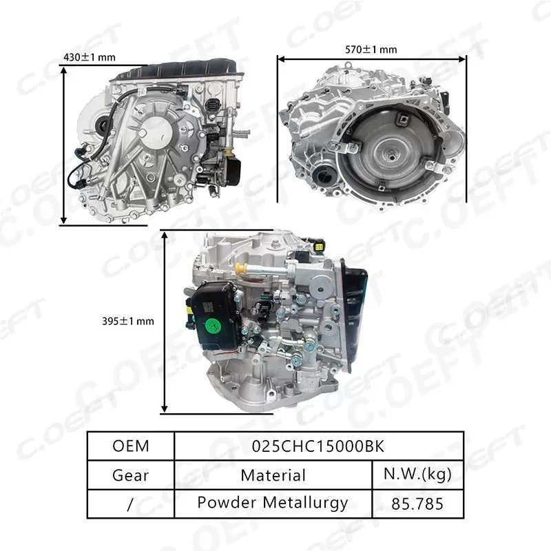 For Chery 025CHC Transmission Assembly 025CHC15000BK