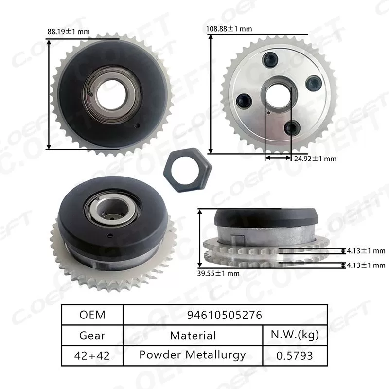 For Porsche 3.6 Engine Timing Camshaft Gear 94610505276