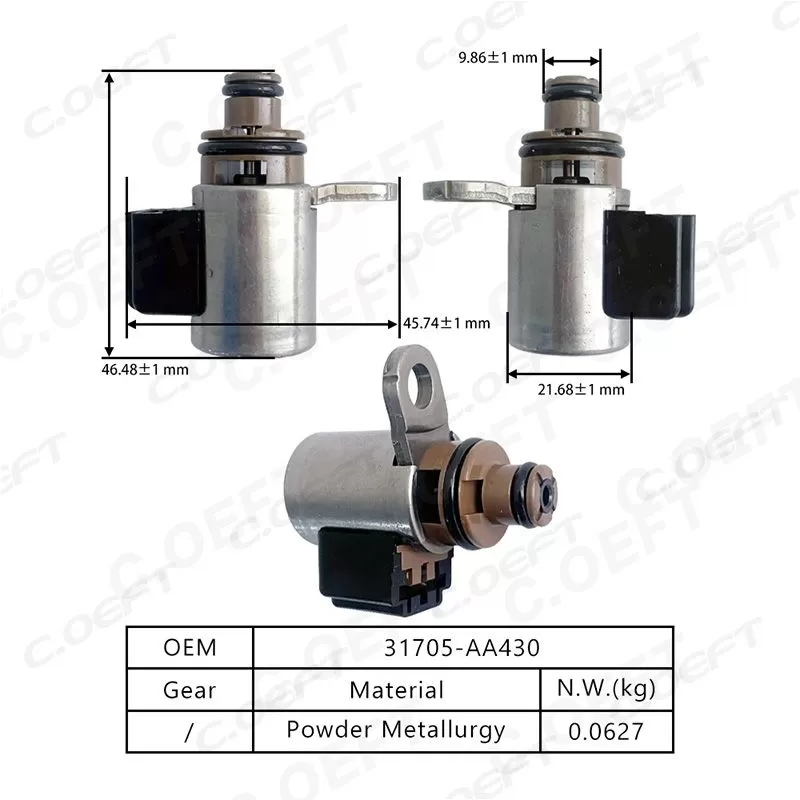 For Subaru 5EAT Transmission Solenoid Valve 31705-AA430