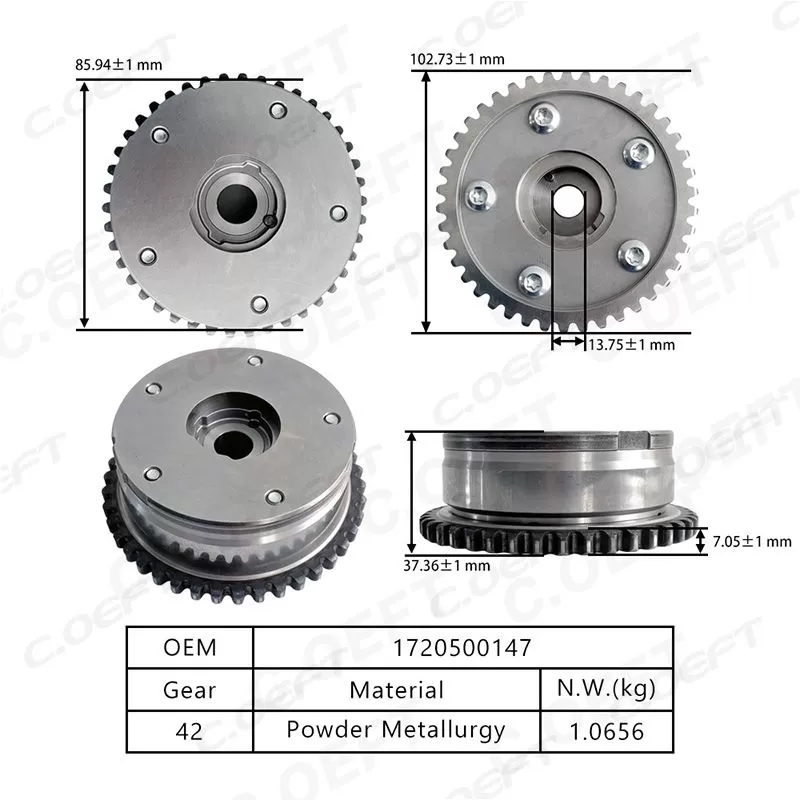 For SsangYong Actyon 2.0L VVT Timing Gear (intake) 1720500147
