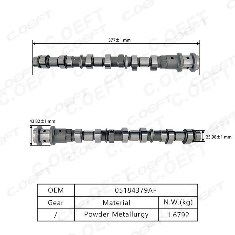 For Chrysler Camshaft 05184379AF