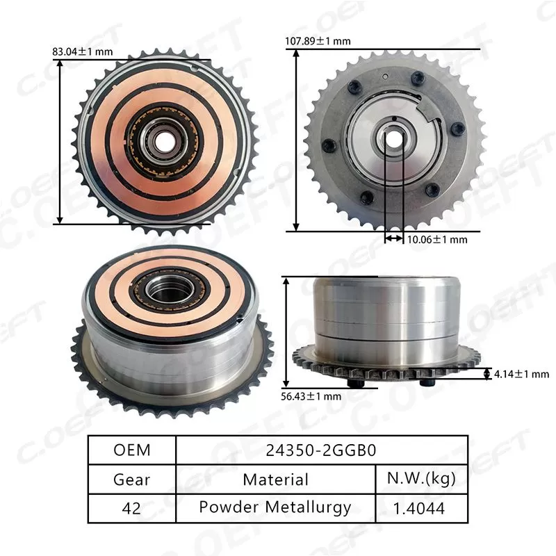 For Hyundai Santana 9 (2017-2019) 2.0T VVT Timing Gear 24350-2GGB0