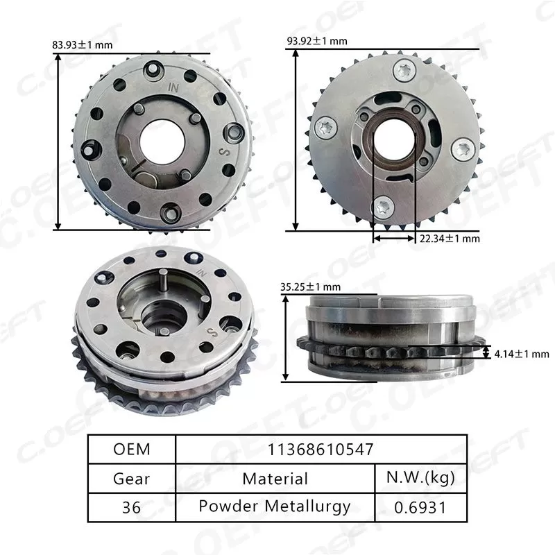 For BMW B58B46 VVT Timing Gear (Intake) 11368610547