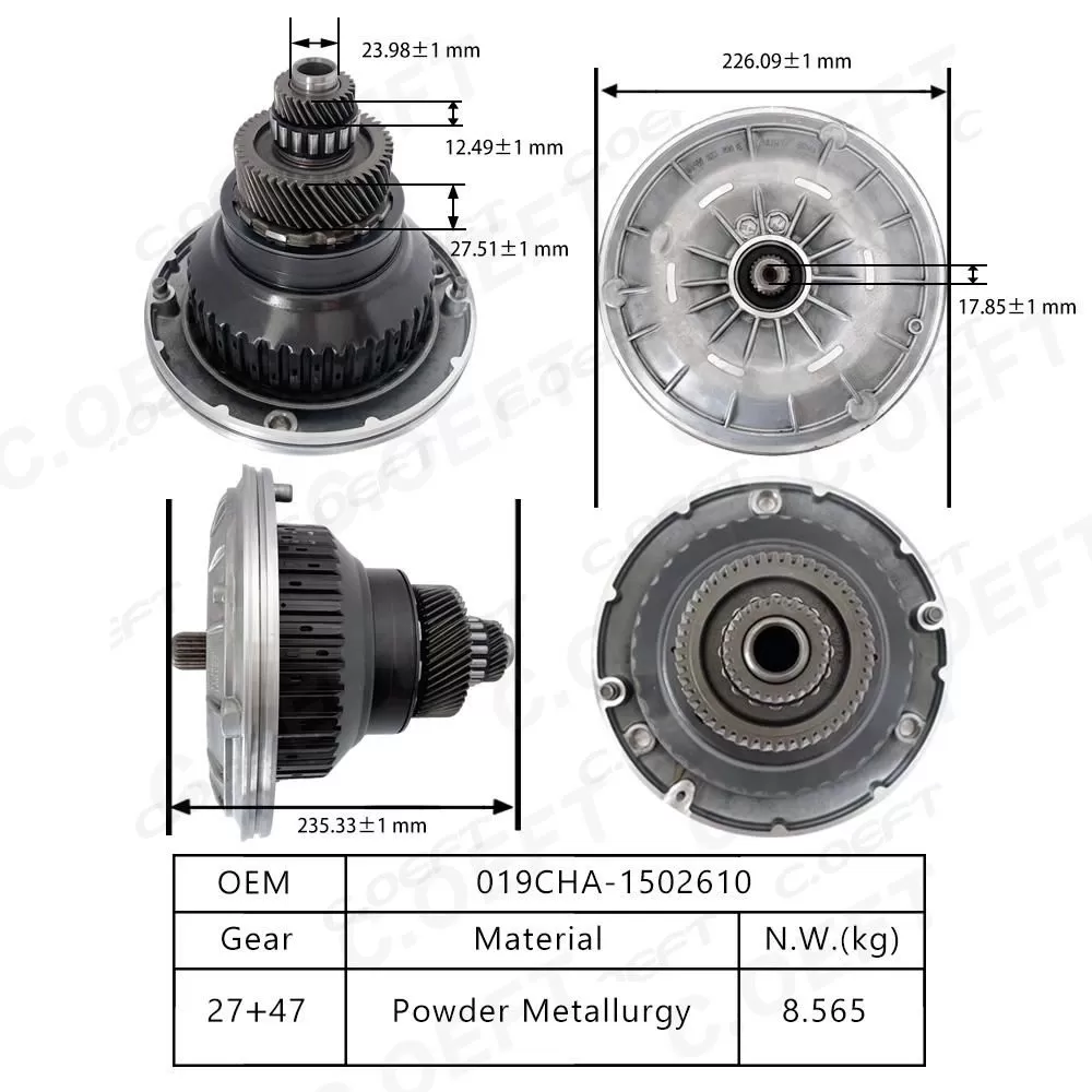 Original Factory Auto Parts New Condition Domestic Engine Oil Pump 019CHA-1502610 for Chery 019