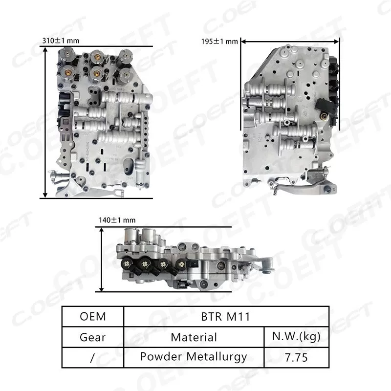 For Geely BTR M11 CVT Transmission Valve Body  BTR M11