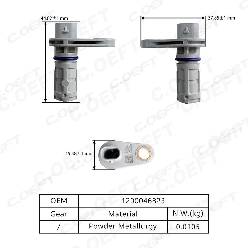 For Chery T1A/T1D/M31T and Jetour X70 Original Transmission Speed Sensor 1200046823