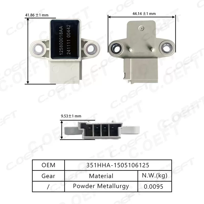 For Chery 3-Speed 165 Original Transmission Position Sensor 351HHA-1505106/125