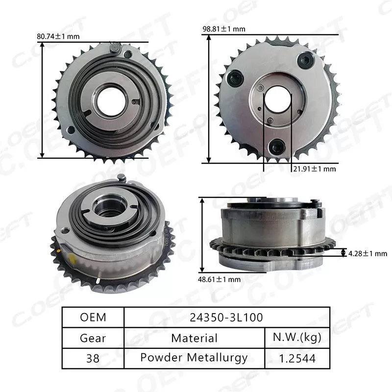 For K7 G90 3.0/3.3 Original Camshaft Adjuster G6DF (Intake) 24350-3L100