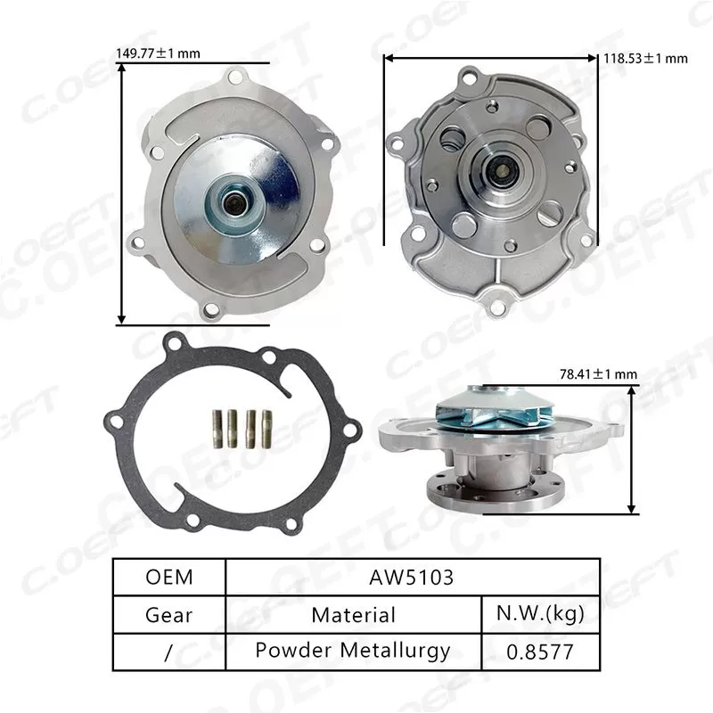 For Buick 3.0 Water Pump AW5103