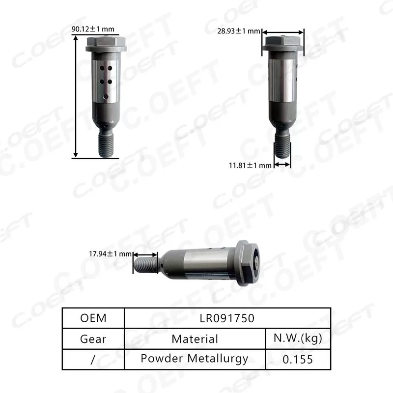 For Land Rover 2.0L  Center Screw G4D36279CA LR091750