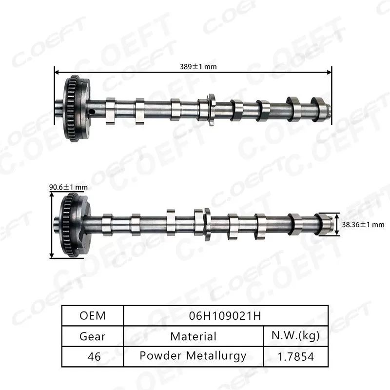 For Audi 1.8T Camshaft Assembly 06H109021H