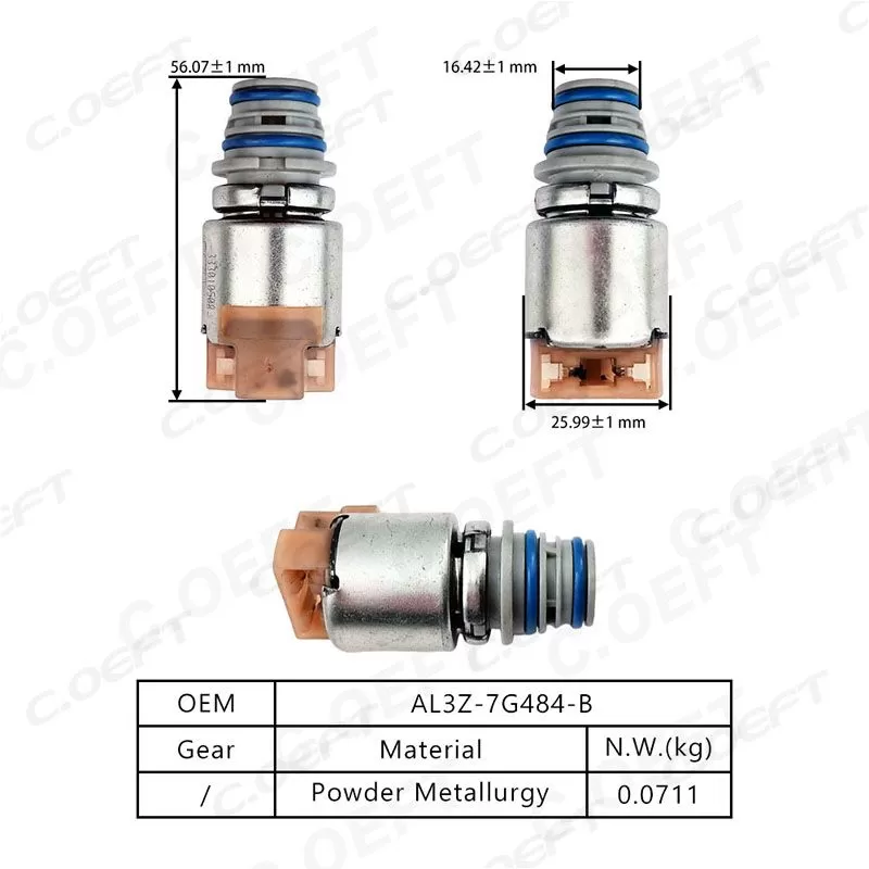 For Ford and Buick 6R80 Transmission Solenoid valve AL3Z-7G484-B