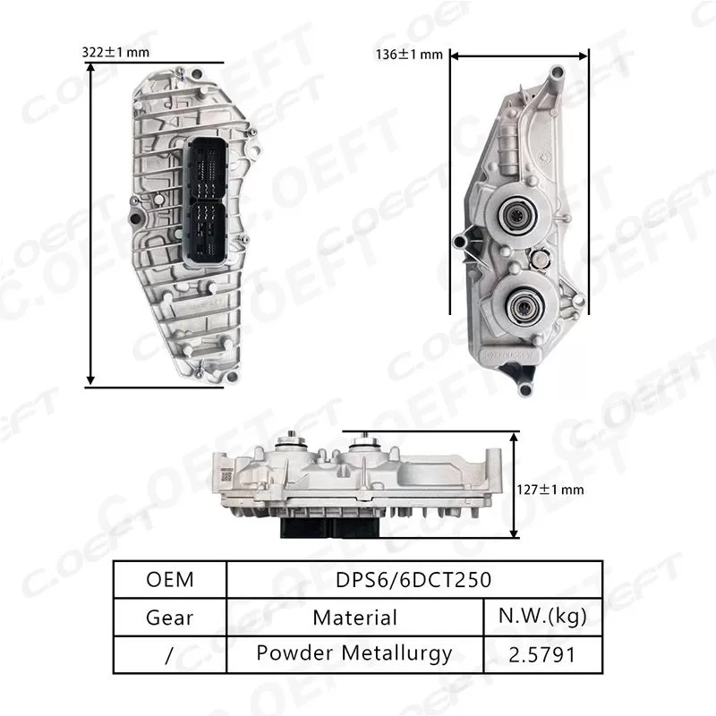 For Ford Focus EcoSport and Fiesta with DPS6 Transmission Transmission Control Unit DPS6/6DCT250