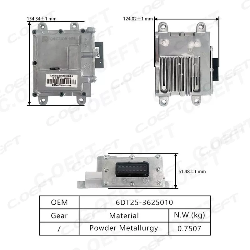 For BYD L3 Transmission Motor Power Module 6DT25-3625010