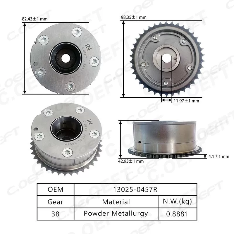 For Nissan VVT Timing Gear 13025-0457R 13025-0503R