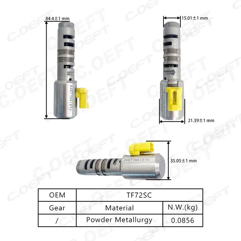 For BMW Transmission Solenoid Valve TF72SC