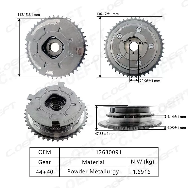 For GM5.3L VVT Timing Gear 12630091 F-568692.11C