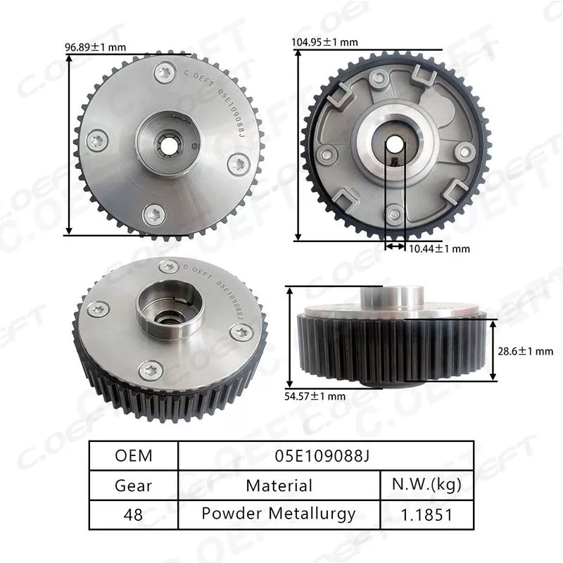 For Volkswagen EA211 / 1.0T-1.5T (2017-2024) VVT Timing Gear(Exhaust) 05E109088J