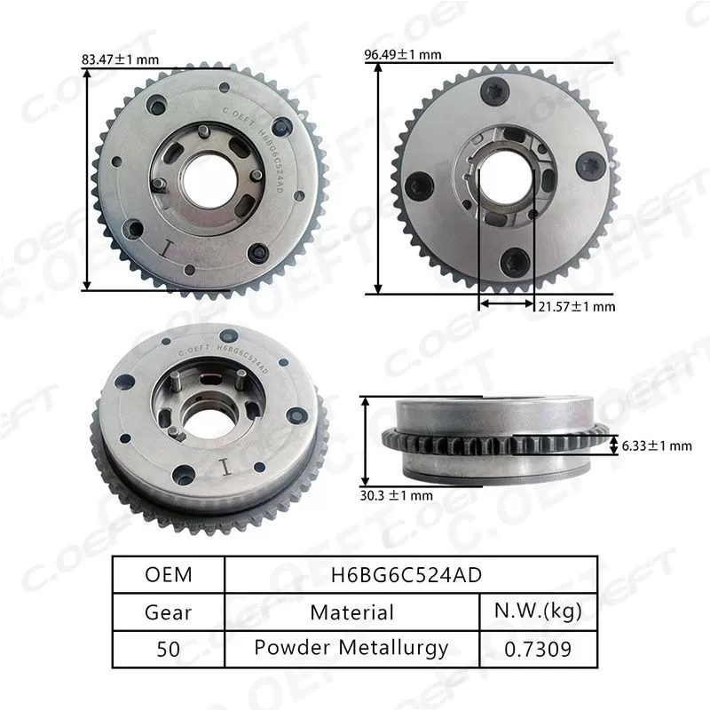 For Ford MOJB / 1.0T 1.5L 2019-2023 VVT Timing Gear(Intake) H6BG6C524AD