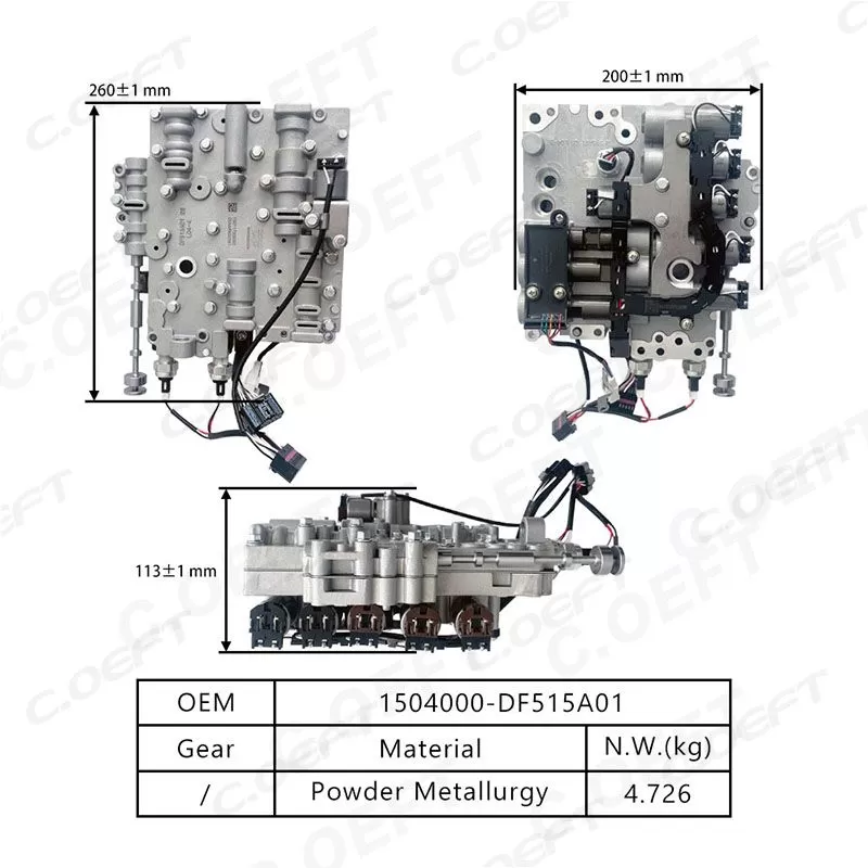 For Changan B311 Transmission Valve Body Assembly 1504000-DF515A01