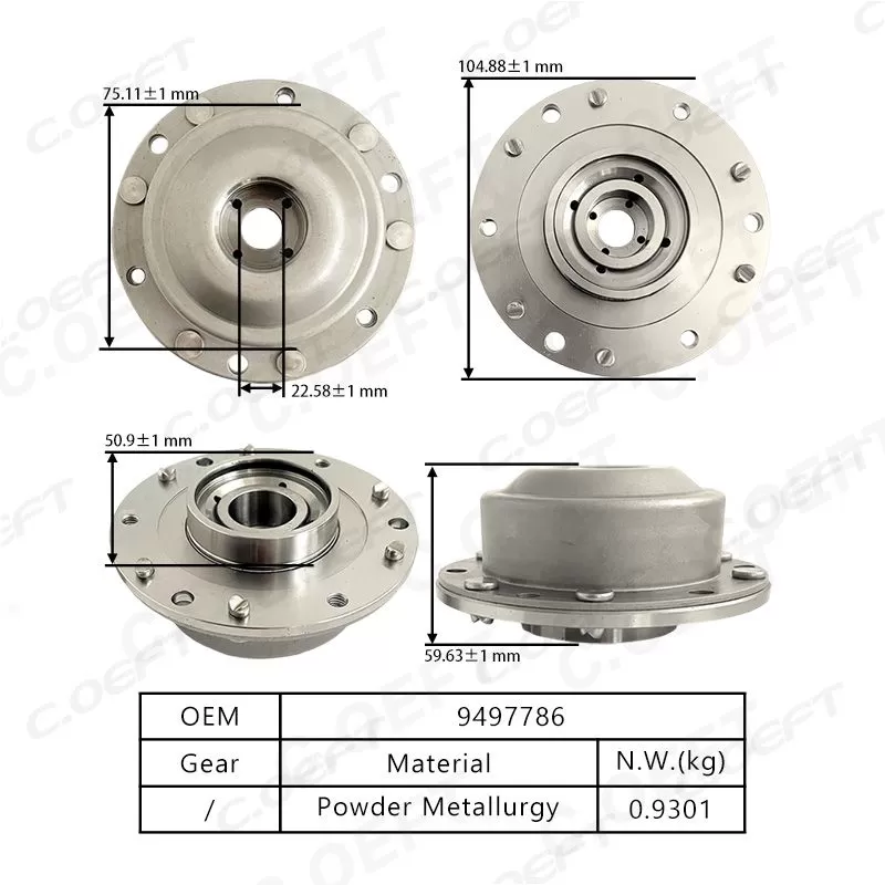 For Volvo 2.9/E52 (2001-2007) VVT Timing Gear(Exhaust) 9497786