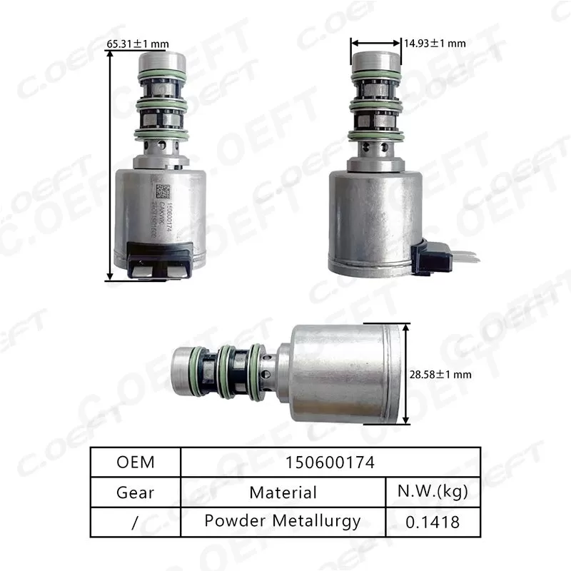 For Hyundai Transmission Solenoid valve 150600174