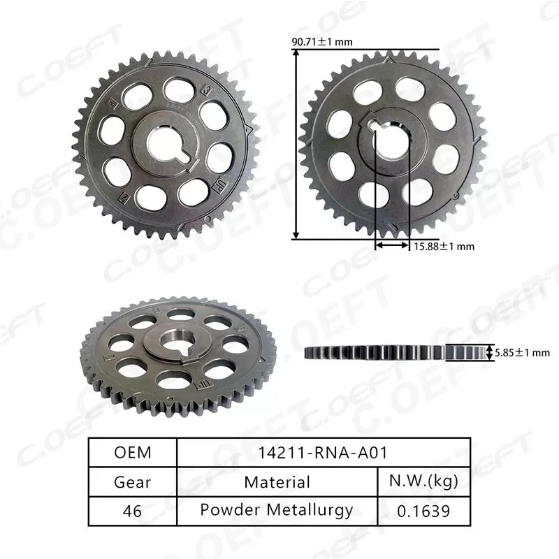 For Honda CR-V Timing Sprocket 14211-RNA-A01