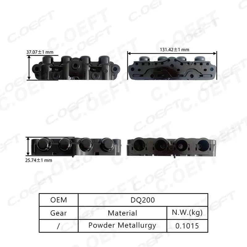 For Volkswagen Transmission Solenoid Valve Base DQ200