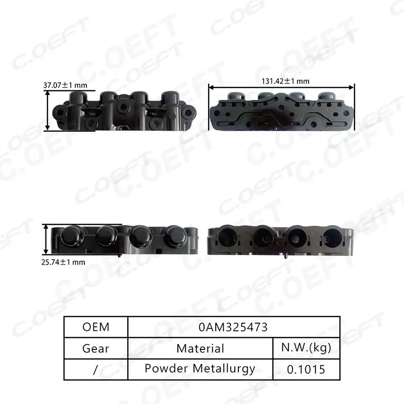 For Volkswagen Transmission Solenoid Valve Base 0AM325473