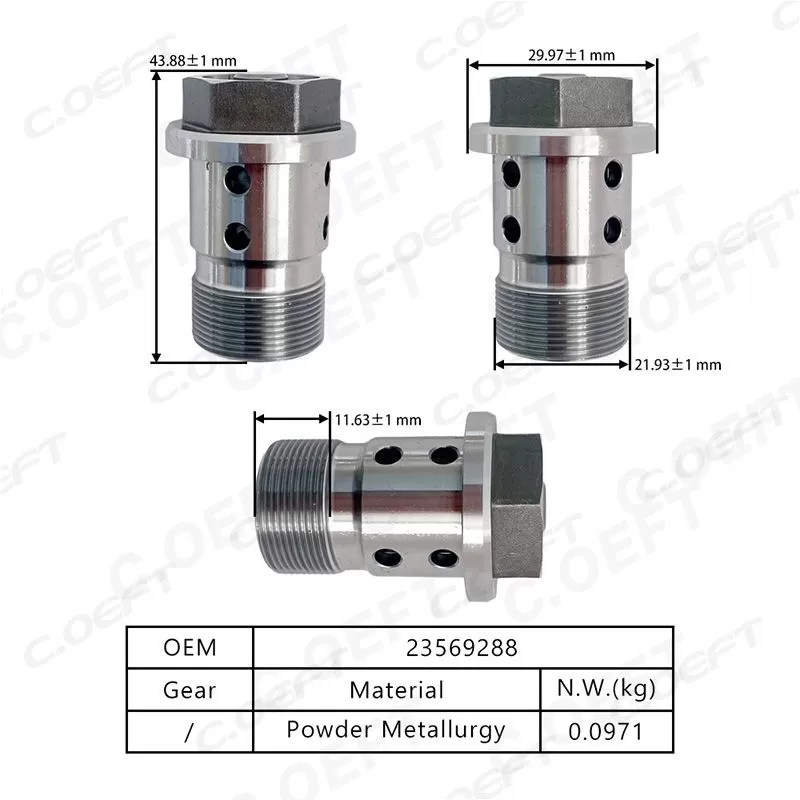 For Wuling Hongguang S/V/S3/PLUS Models   Oil Control Valve Center Screw 23569288From 2018 to 2024