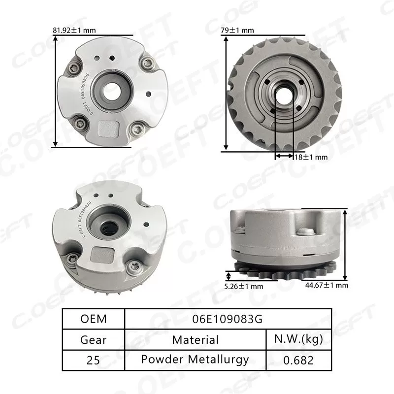For Audi A4 VVT Timing Gear(Intake) 06E109083G