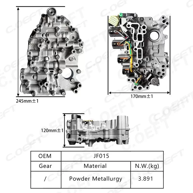 For Nissan X-Trail Transmission Valve Body Assembly  JF015 JF015E